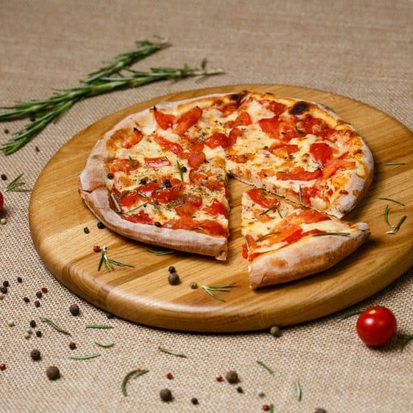 Доска разделочная круглая дуб