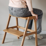 Табурет-стремянка из дуба — изображение 3