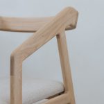 Кресло — беленый дуб, мягкое сиденье