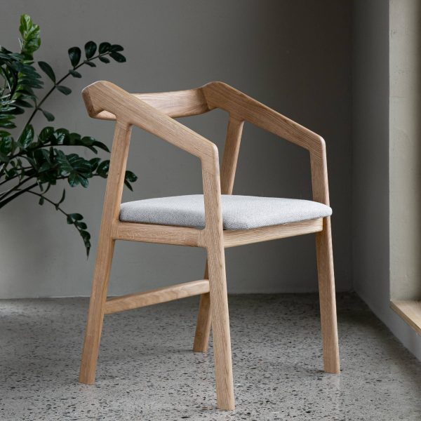 Кресло — натуральный дуб, мягкое сиденье
