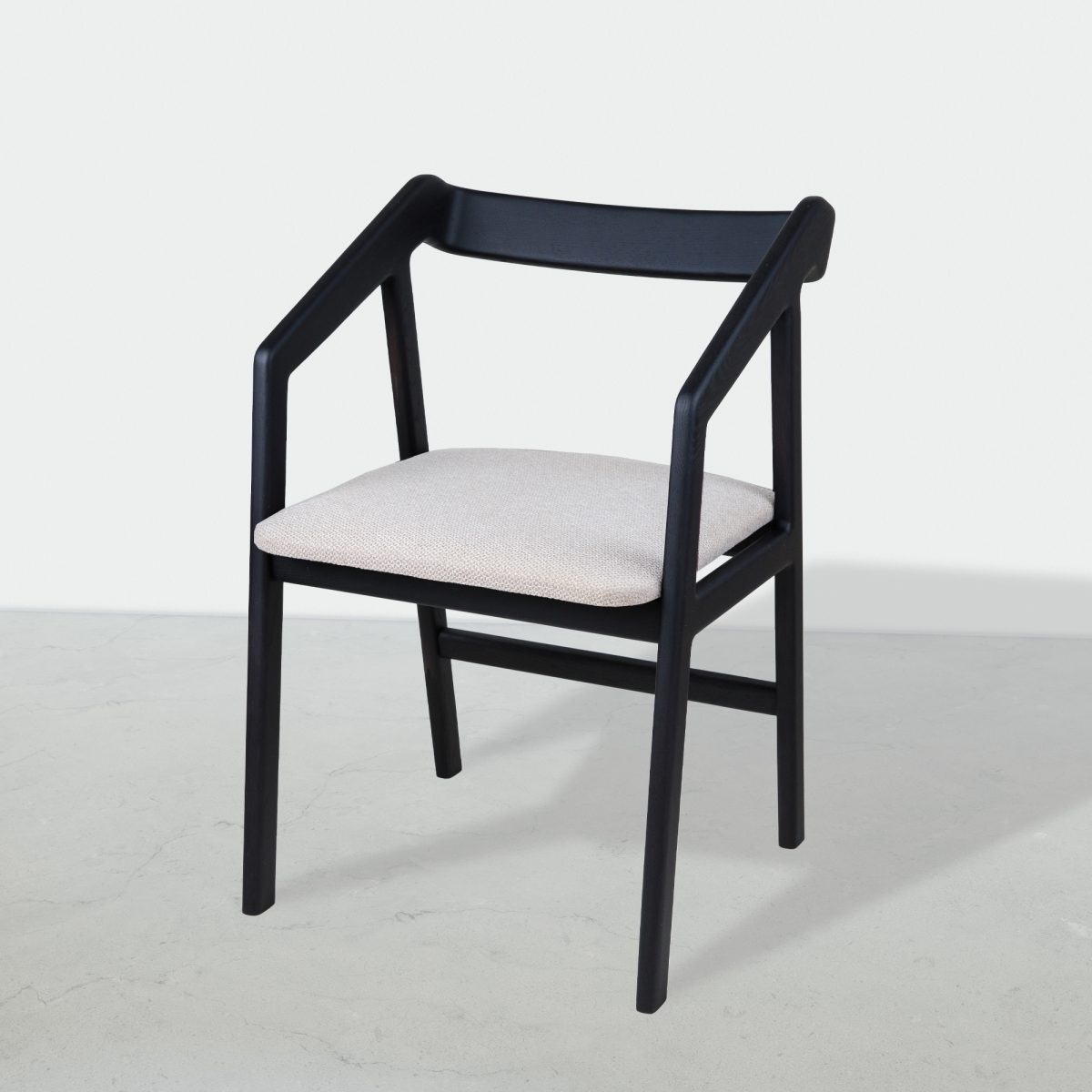 Кресло — дуб «уголёк», мягкое сиденье