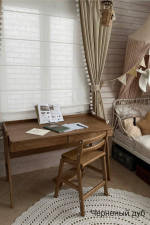 Стол письменный с дубовыми бортиками с ящиками — изображение 18