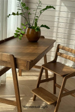 Стол письменный с дубовыми бортиками с ящиками — изображение 17