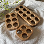 Подставка для яиц из дуба — изображение 2