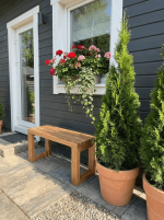 Лавка уличная дубовая — изображение 5