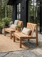 Кресло уличное дубовое