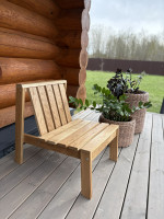 Кресло уличное дубовое — изображение 4