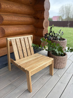 Кресло уличное дубовое — изображение 6